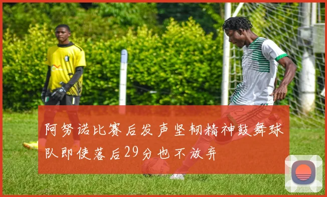 阿努诺比赛后发声坚韧精神鼓舞球队即使落后29分也不放弃